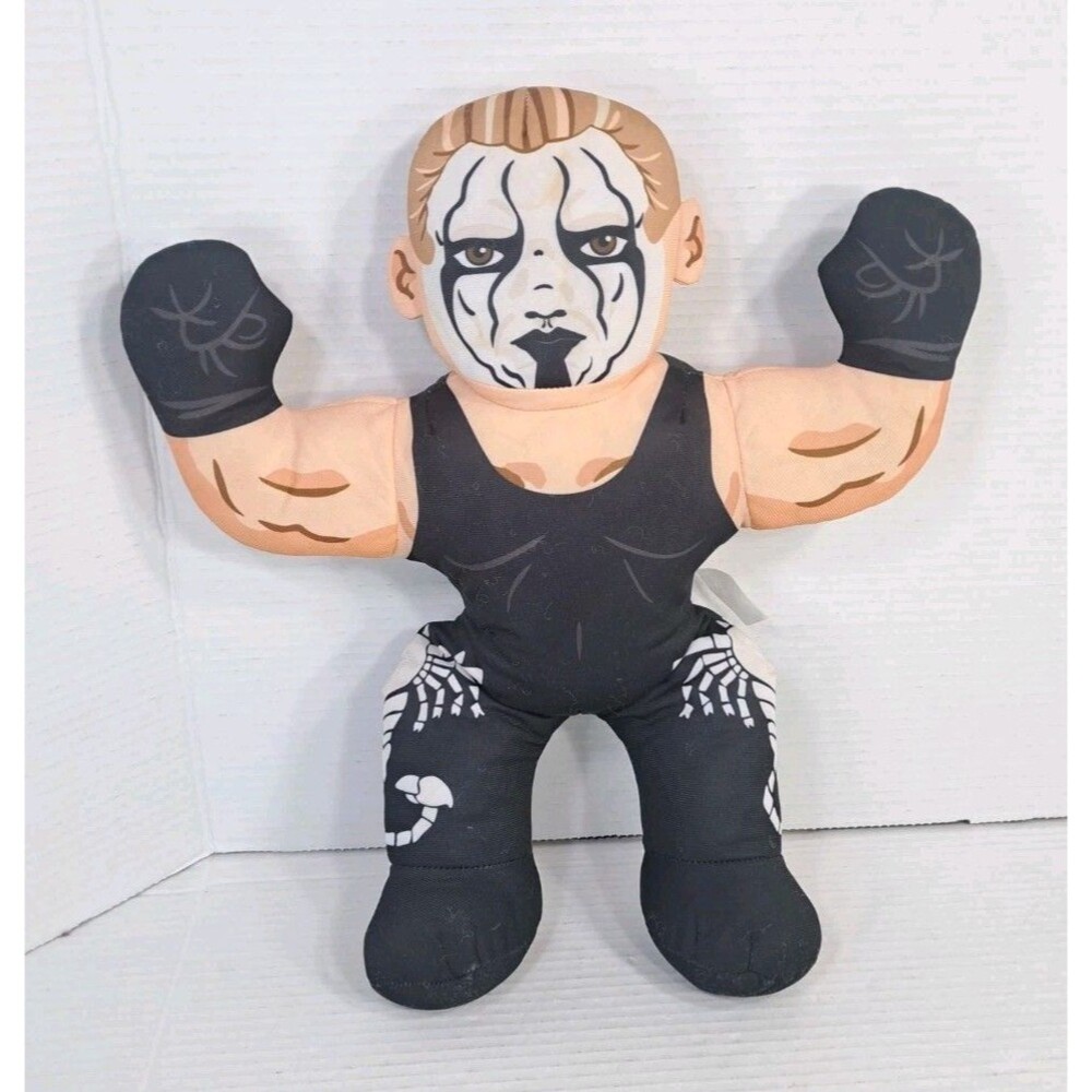 AEW All Elite Wrestling STING 16" Talking Plush Buddy 12 Phrases WCW WWE Works